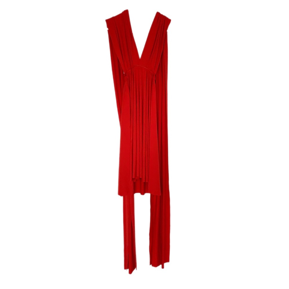 Red Convertible Dress Size M